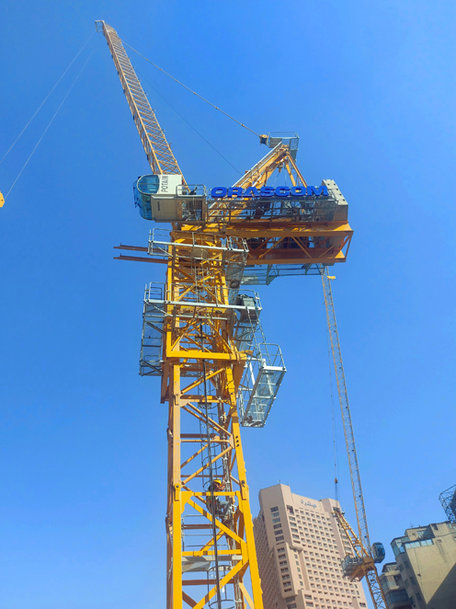 IDP erects Egypt’s first Potain MCR 295 cranes for prestigious Maspero Triangle project